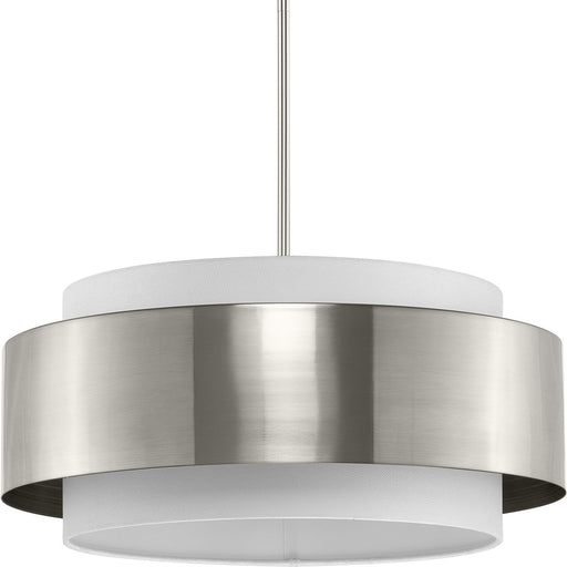 Progress Lighting Silva Collection Three-Light Pendant Brushed Nickel (P500400-009)