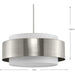 Progress Lighting Silva Collection Three-Light Pendant Brushed Nickel (P500400-009)