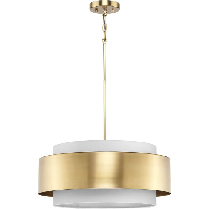 Progress Lighting Silva Collection Three-Light Pendant Brushed Bronze (P500400-109)