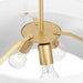 Progress Lighting Silva Collection Three-Light Pendant Brushed Bronze (P500400-109)