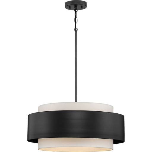 Progress Lighting Silva Collection Three-Light Pendant Matte Black (P500400-31M)