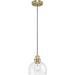 Progress Lighting Garris Collection One-Light Mini-Pendant Vintage Brass (P500405-163)