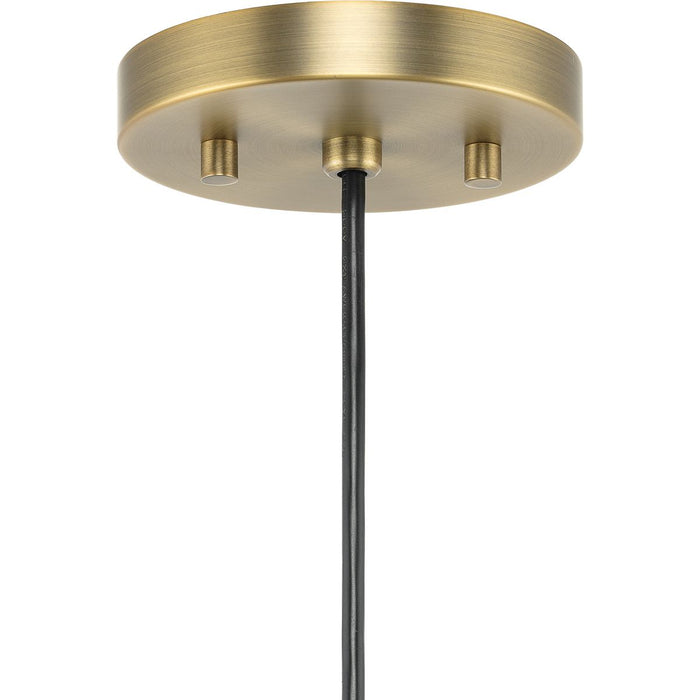 Progress Lighting Garris Collection One-Light Mini-Pendant Vintage Brass (P500405-163)