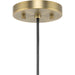 Progress Lighting Garris Collection One-Light Mini-Pendant Vintage Brass (P500405-163)