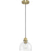 Progress Lighting Garris Collection One-Light Mini-Pendant Vintage Brass (P500405-163)