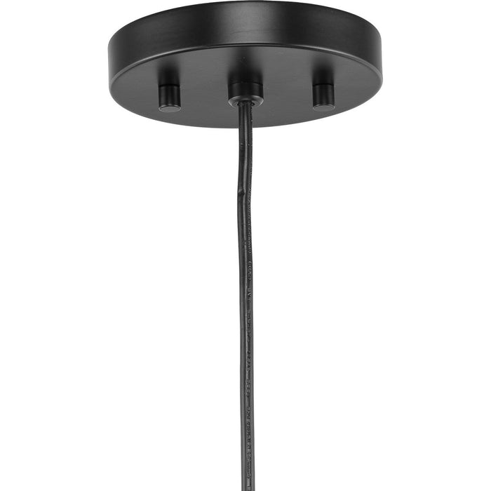 Progress Lighting Garris Collection One-Light Mini-Pendant Matte Black (P500405-31M)