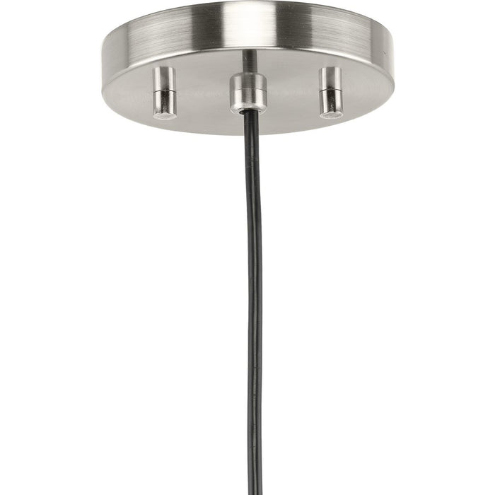 Progress Lighting Garris Collection One-Light Mini-Pendant Brushed Nickel (P500406-009)