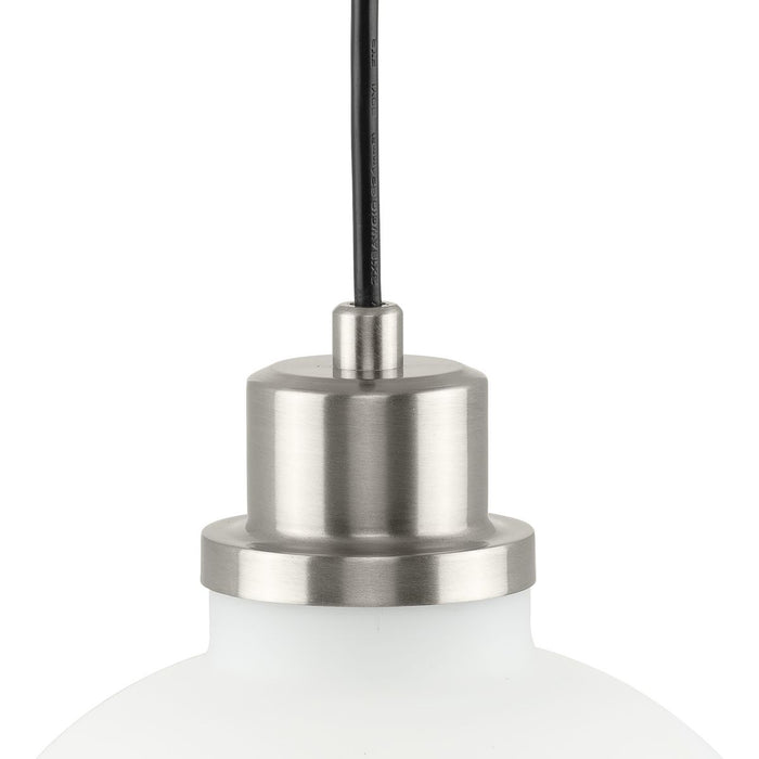 Progress Lighting Garris Collection One-Light Mini-Pendant Brushed Nickel (P500406-009)