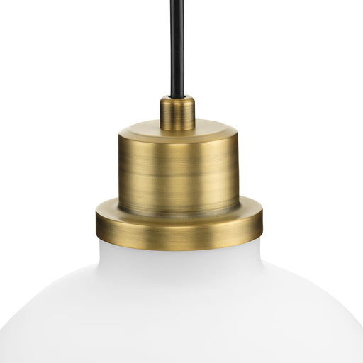 Progress Lighting Garris Collection One-Light Mini-Pendant Vintage Brass (P500406-163)