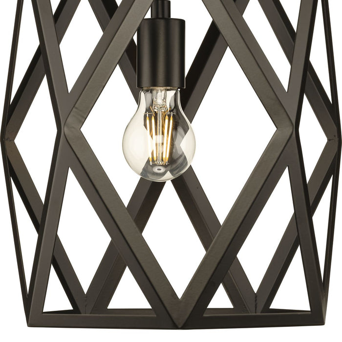 Progress Lighting Saucedo Collection One-Light Pendant Architectural Bronze (P500421-129)