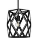 Progress Lighting Saucedo Collection One-Light Pendant Matte Black (P500421-31M)