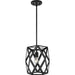 Progress Lighting Saucedo Collection One-Light Pendant Matte Black (P500421-31M)