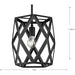 Progress Lighting Saucedo Collection One-Light Pendant Matte Black (P500421-31M)