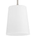 Progress Lighting Clarion Collection One-Light Pendant Brushed Nickel (P500429-009)