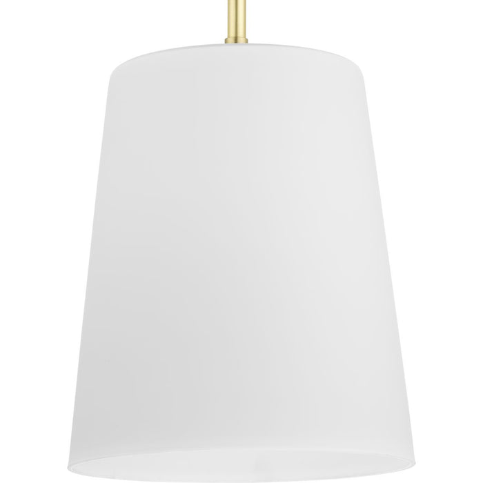 Progress Lighting Clarion Collection One-Light Pendant Satin Brass (P500429-012)