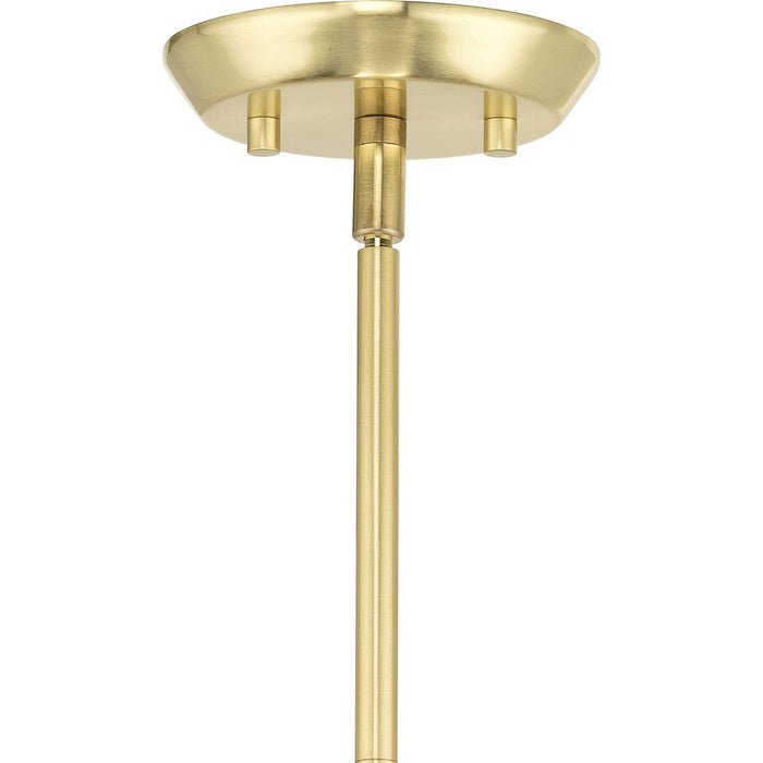 Progress Lighting Clarion Collection One-Light Pendant Satin Brass (P500429-012)