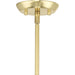 Progress Lighting Clarion Collection One-Light Pendant Satin Brass (P500429-012)