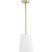 Progress Lighting Clarion Collection One-Light Pendant Satin Brass (P500429-012)