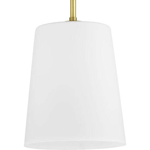 Progress Lighting Clarion Collection One-Light Pendant Satin Brass (P500429-012)