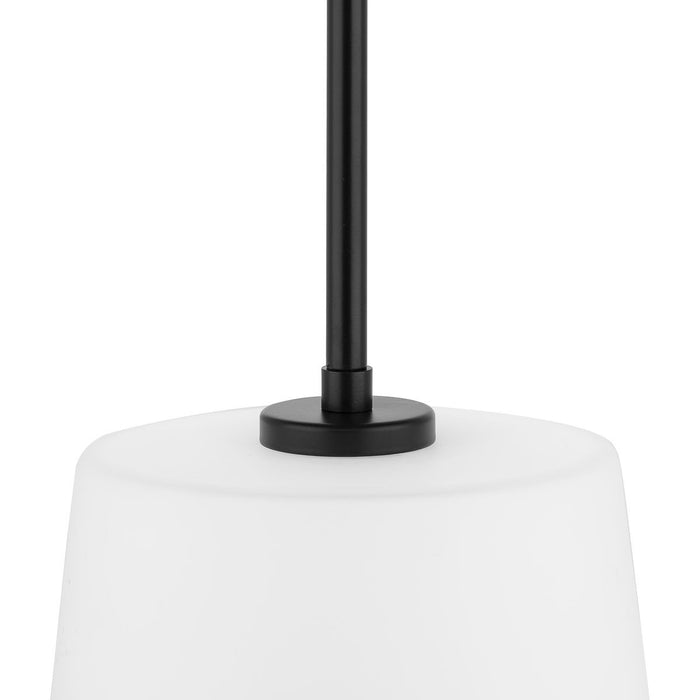 Progress Lighting Clarion Collection One-Light Pendant Matte Black (P500429-31M)