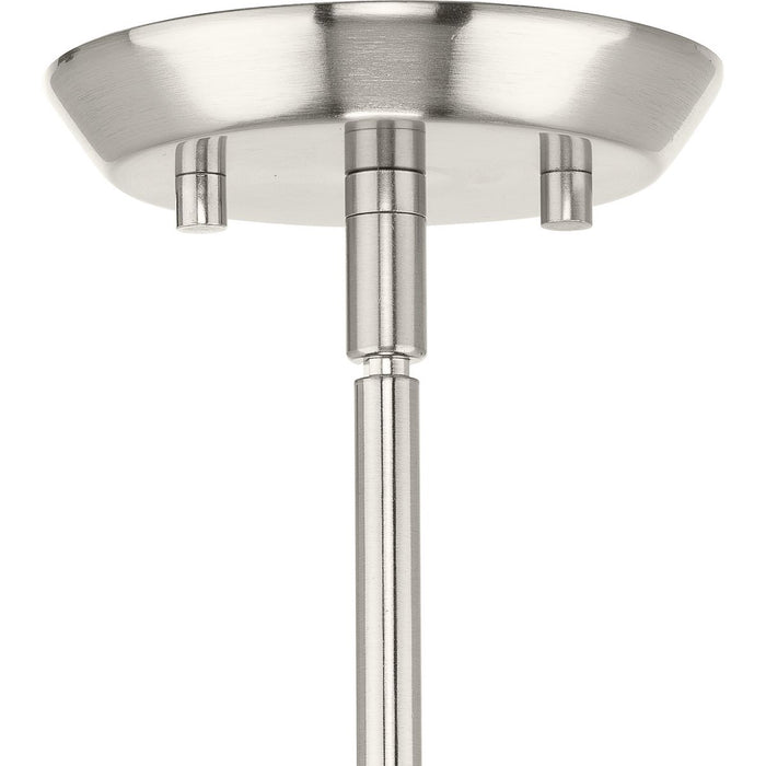 Progress Lighting Clarion Collection One-Light Pendant Brushed Nickel (P500430-009)