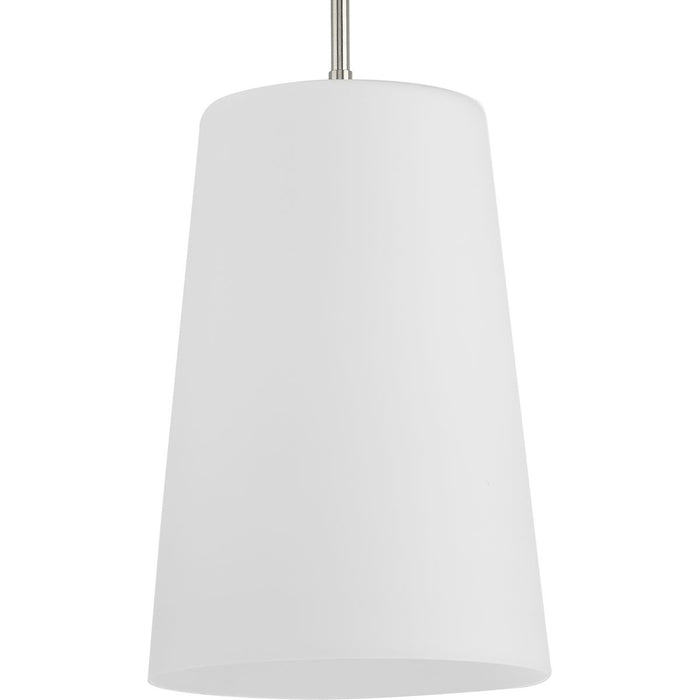 Progress Lighting Clarion Collection One-Light Pendant Brushed Nickel (P500430-009)