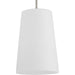 Progress Lighting Clarion Collection One-Light Pendant Brushed Nickel (P500430-009)