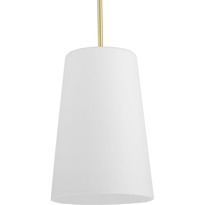 Progress Lighting Clarion Collection One-Light Pendant Satin Brass (P500430-012)