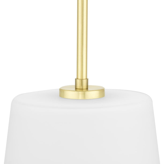 Progress Lighting Clarion Collection One-Light Pendant Satin Brass (P500430-012)