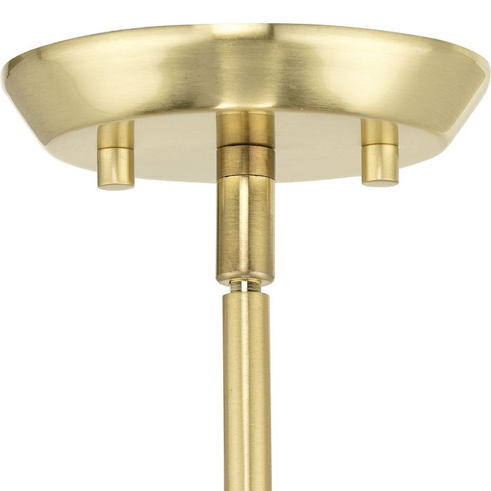 Progress Lighting Clarion Collection One-Light Pendant Satin Brass (P500430-012)