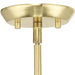 Progress Lighting Clarion Collection One-Light Pendant Satin Brass (P500430-012)