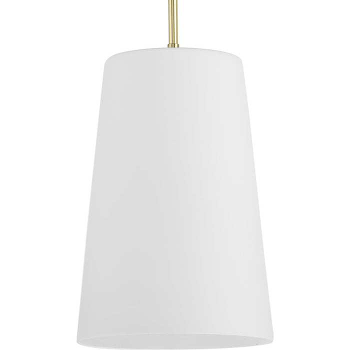 Progress Lighting Clarion Collection One-Light Pendant Satin Brass (P500430-012)