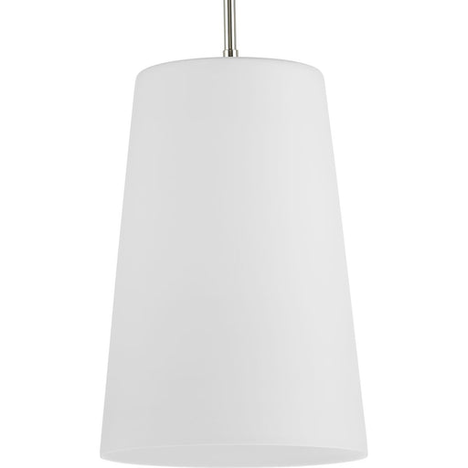 Progress Lighting Clarion Collection One-Light Pendant Polished Nickel (P500430-104)