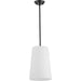 Progress Lighting Clarion Collection One-Light Pendant Matte Black (P500430-31M)