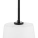 Progress Lighting Clarion Collection One-Light Pendant Matte Black (P500430-31M)