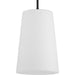 Progress Lighting Clarion Collection One-Light Pendant Matte Black (P500430-31M)