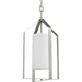 Progress Lighting Vertex Collection One-Light Foyer Fixture Brushed Nickel (P500433-009)