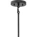 Progress Lighting Rivera Collection One-Light Mini-Pendant Matte Black (P500434-31M)