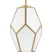 Progress Lighting Latham Collection One-Light Pendant Vintage Gold (P500435-078)