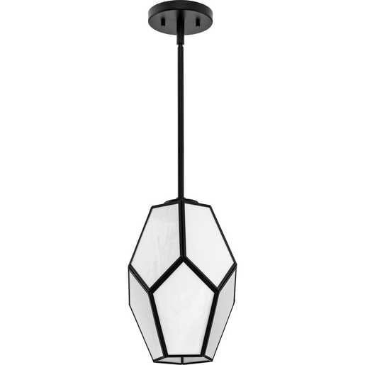 Progress Lighting Latham Collection One-Light Pendant Matte Black (P500435-31M)