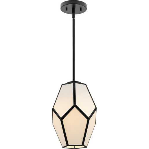 Progress Lighting Latham Collection One-Light Pendant Matte Black (P500435-31M)