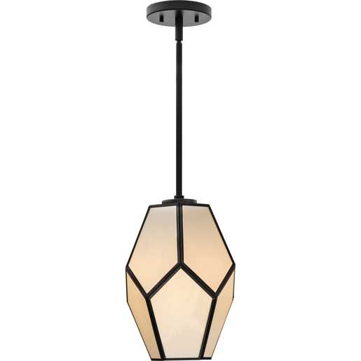 Progress Lighting Latham Collection One-Light Pendant Matte Black (P500435-31M)