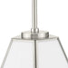 Progress Lighting Latham Collection One-Light Pendant Brushed Nickel (P500436-009)