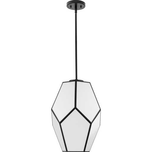 Progress Lighting Latham Collection One-Light Pendant Matte Black (P500436-31M)