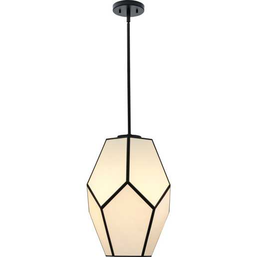 Progress Lighting Latham Collection One-Light Pendant Matte Black (P500436-31M)