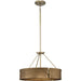 Progress Lighting Lusail Collection Four-Light Pendant Soft Gold (P500437-205)