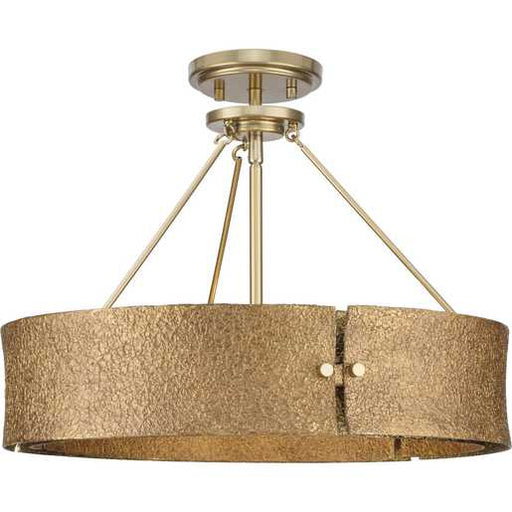 Progress Lighting Lusail Collection Four-Light Pendant Soft Gold (P500437-205)