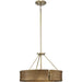 Progress Lighting Lusail Collection Four-Light Pendant Soft Gold (P500437-205)