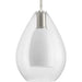 Progress Lighting Carillon Collection One-Light Pendant Brushed Nickel (P500438-009)