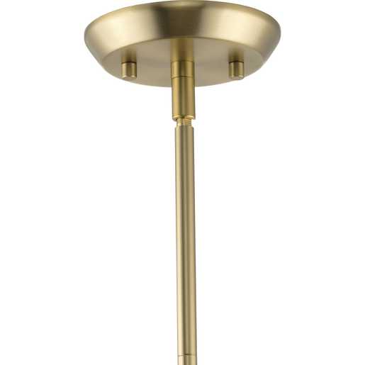 Progress Lighting Carillon Collection One-Light Pendant Brushed Gold (P500438-191)